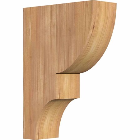 Ekena Millwork Ridgewood Smooth Corbel, Western Red Cedar, 3 1/2"W x 10"D x 14"H COR04X10X14RID00SWR